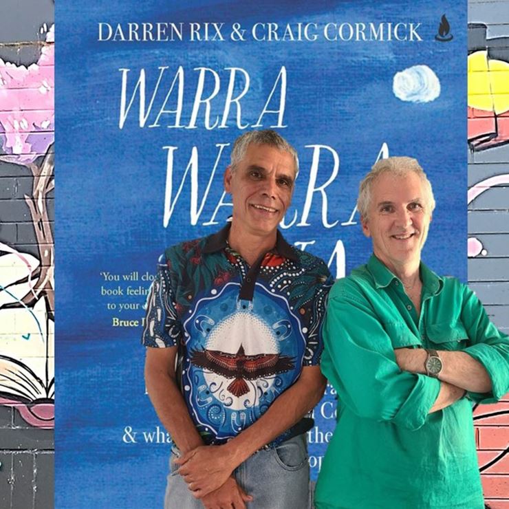 From left: Darren Rix and Dr Craig Cormick