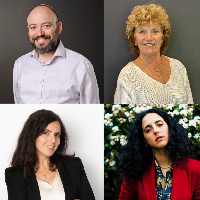 Clockwise from top left: Dr Simon Holloway, Maya Lee, Anita Lester and Rachelle Unreich