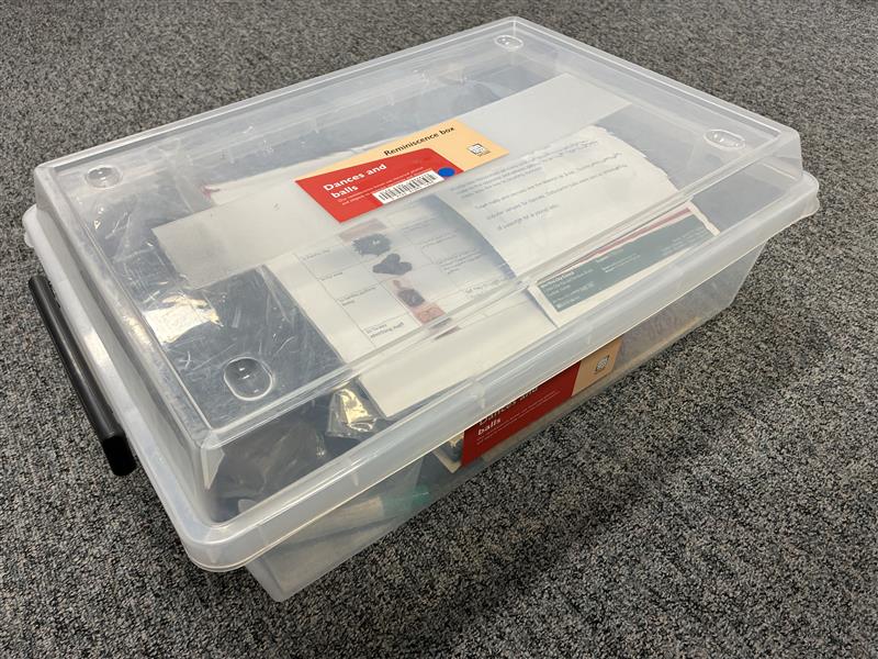 Reminiscence box: Dances and balls