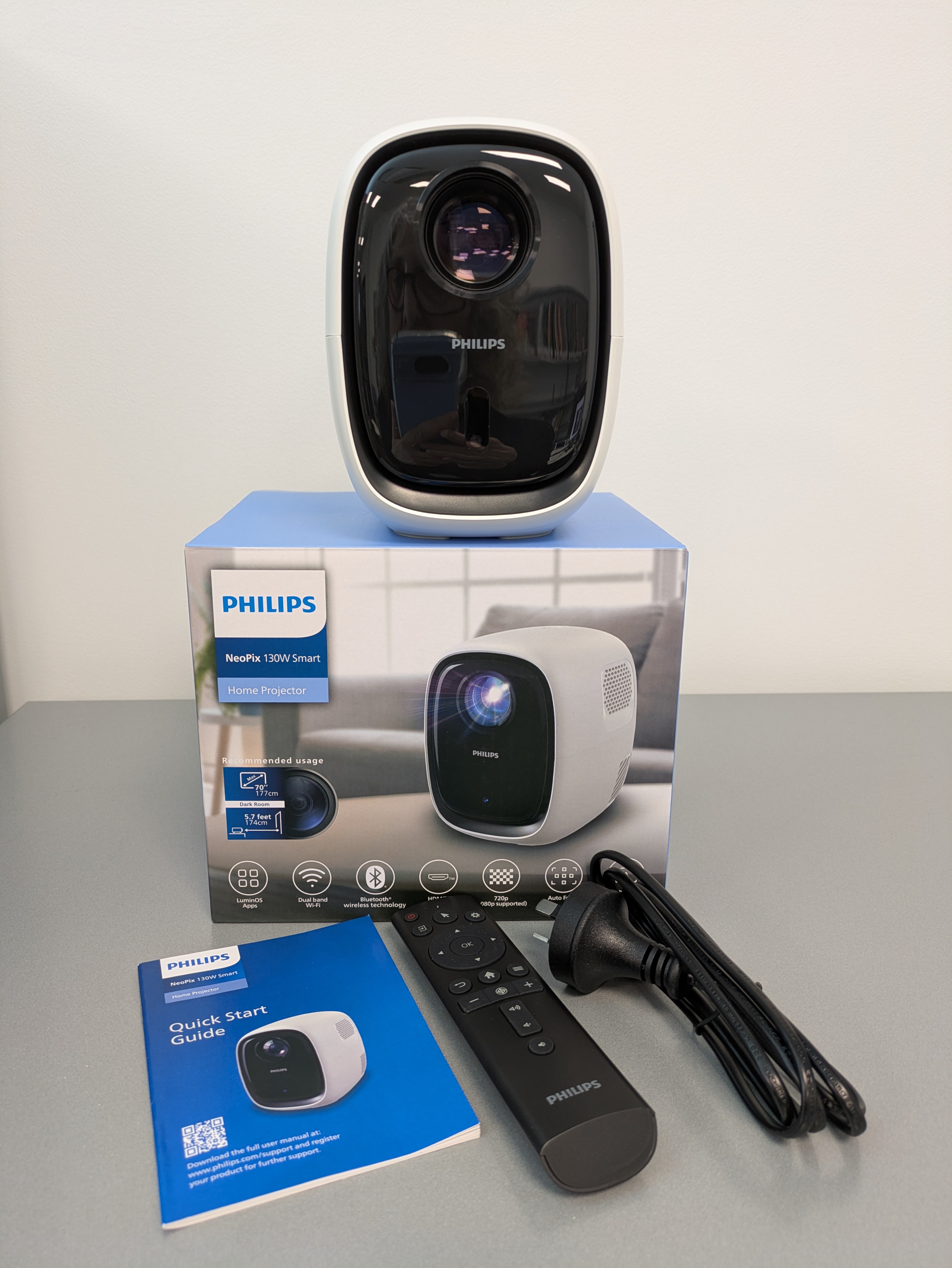 Image of the Philips NeoPix 130W Smart Home projector