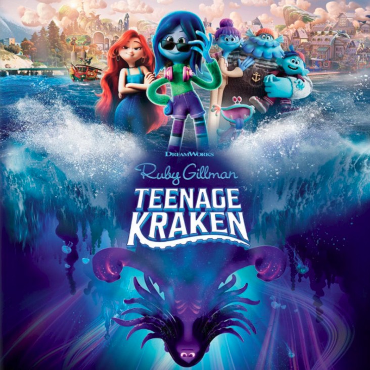 Movie poster for Ruby Gillman Teenage Kraken